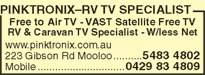 PinkTronix-RV TV Specialist - Coogee Beach Accommodation 4