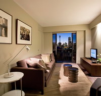 Overlooking the city's silhouette - Coogee Beach Accommodation