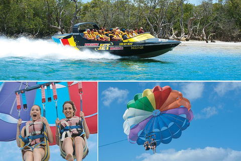 Gold Coast Jetboat And Parasail Combo - For 2 People - Coogee Beach Accommodation 1