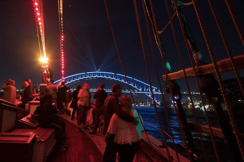 Vivid Tall Ships Dinner Cruise On Sydney Harbour - Coogee Beach Accommodation 1