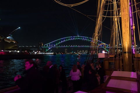 Vivid Tall Ships Dinner Cruise On Sydney Harbour - Coogee Beach Accommodation 3
