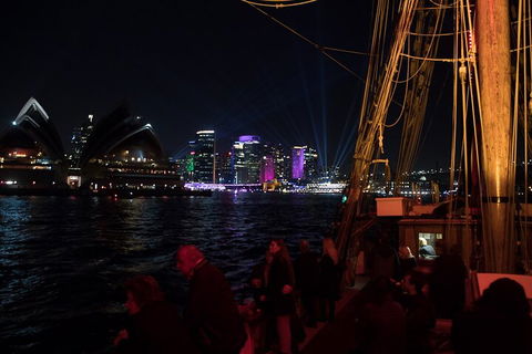Vivid Tall Ships Dinner Cruise On Sydney Harbour - Coogee Beach Accommodation 4